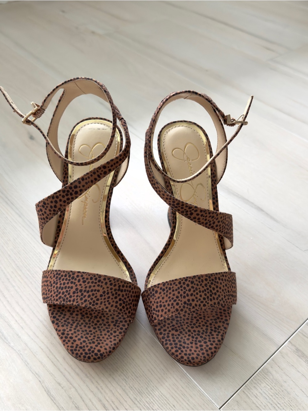 Jessica Simpson Ankle-Strap Heeled Sandals